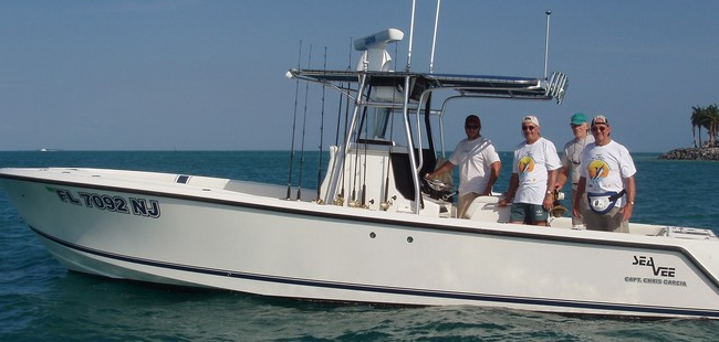 Coolwater charter boat in Key West