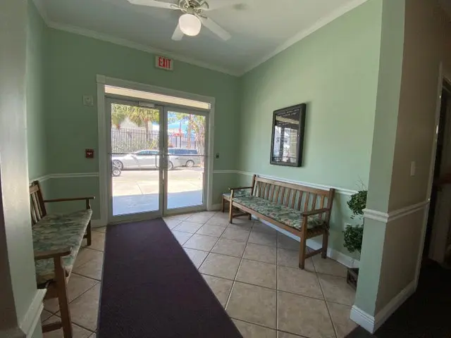 Shared entrance and waiting area